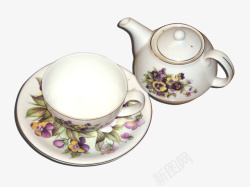 陶瓷茶杯茶壶素材