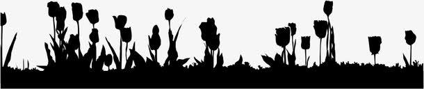 黑色郊外炫酷花朵装饰png免抠素材_新图网 https://ixintu.com 花朵 装饰 郊外 黑色