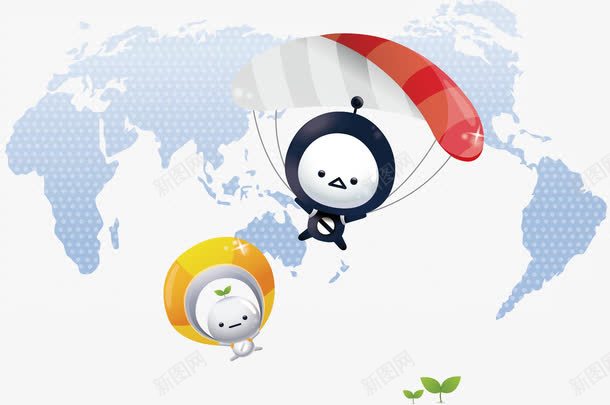 卡通科技小人png免抠素材_新图网 https://ixintu.com 世界地图 全球 全球化 全球地图 可爱科技小人 矢量世界地图 矢量小人 科技小人 黑色科技小人