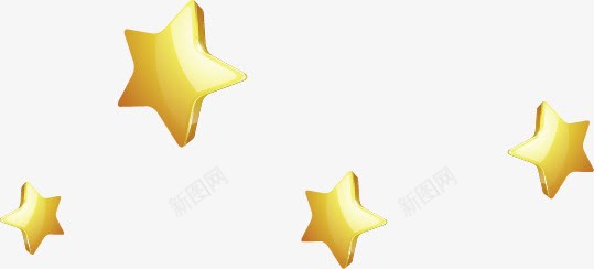 精美立体星星png免抠素材_新图网 https://ixintu.com 星星 立体 精美