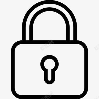 锁概述挂锁符号安全接口图标图标