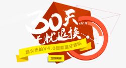 7天退换创意高清图片