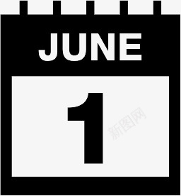 6月Calendaricons图标png_新图网 https://ixintu.com 6月 june