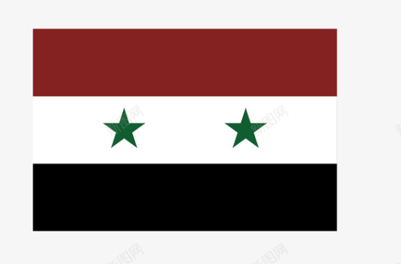 叙利亚国旗矢量图图标图标