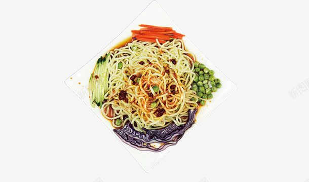 干拌面面食png免抠素材_新图网 https://ixintu.com 干拌面 料理 面条 面食