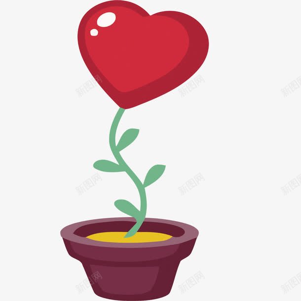 种植的爱心png免抠素材_新图网 https://ixintu.com 爱心 爱心矢量 种植 素材