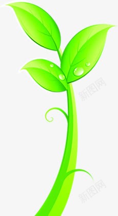 绿色可爱嫩绿发芽植物png免抠素材_新图网 https://ixintu.com 发芽 可爱 嫩绿 植物 绿色