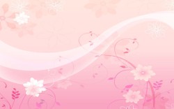 粉色柔和花朵装饰素材