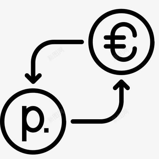 白俄罗斯转换货币欧元钱卢布以货图标png_新图网 https://ixintu.com Belarus conversion currency euro money ruble to 以 卢布 欧元 白俄罗斯 货币 转换 钱