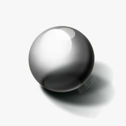 黑白小球素材