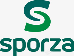 墨绿色sporza标志矢量图素材