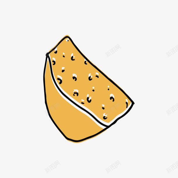 手绘奶酪png免抠素材_新图网 https://ixintu.com 奶酪 手绘画 矢量装饰 装饰 面包 食物