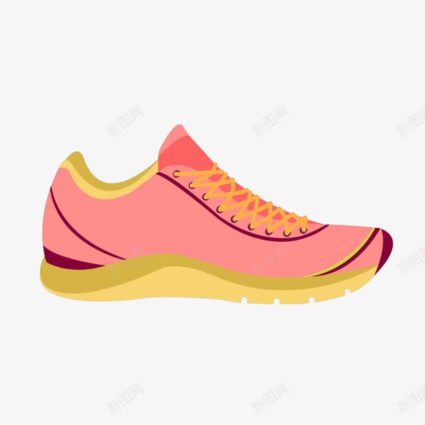 红色跑鞋png免抠素材_新图网 https://ixintu.com 红色 红色跑鞋 跑鞋 鞋