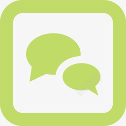 社会媒体聊天简单的绿色图标png_新图网 https://ixintu.com chat media simplegre social 媒体 社会 聊天