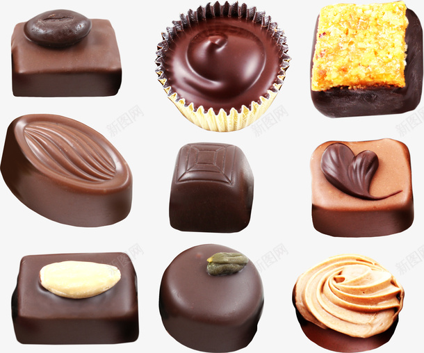 美味的巧克力png免抠素材_新图网 https://ixintu.com PNG图形 PNG装饰 巧克力 美食 装饰 食物