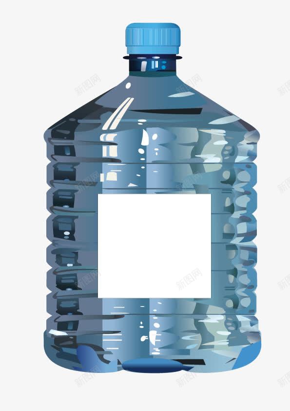 瓶装水png免抠素材_新图网 https://ixintu.com 一瓶水 大瓶水 矿泉水