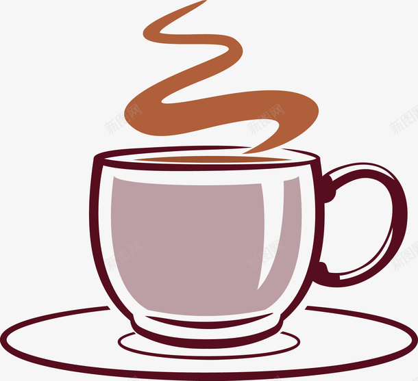 下午茶饮料图矢量图ai免抠素材_新图网 https://ixintu.com 可爱 咖啡 咖啡杯 咖啡香气 手绘 杯子 饮料 香气 矢量图