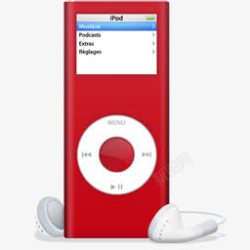 红色艾滋病肖像纳米iPod素材