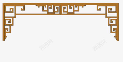 中国古典边框png免抠素材_新图网 https://ixintu.com 中国风 古典 边框