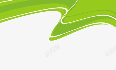 抽象纤体png免抠素材_新图网 https://ixintu.com 抽象纤体 绿色 装饰条