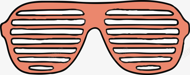 卡通眼镜矢量图ai免抠素材_新图网 https://ixintu.com 创意 插画 眼镜 眼镜设计 精美 精美镜子 矢量图