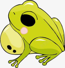圆鼓鼓的肚子肚子鼓鼓的青蛙高清图片