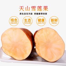 绿色水果雪莲果素材