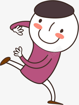 跳舞男孩矢量图ai免抠素材_新图网 https://ixintu.com AI 儿童 卡通 可爱 孩子 手绘 男孩 红色 跳舞 矢量图