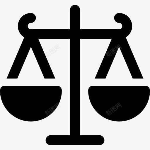 正义图标png_新图网 https://ixintu.com 天秤座 工具和用具 平衡 正义 法官 法律 生肖