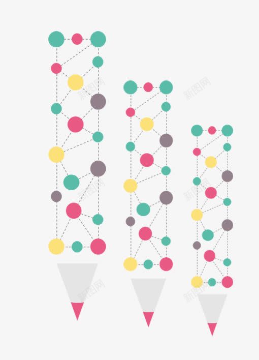 卡通铅笔png免抠素材_新图网 https://ixintu.com 彩色 科技连线 网页设计 设计 连连看 连连看连连看 铅笔