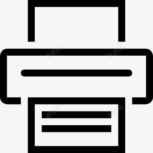 打印机概述图标png_新图网 https://ixintu.com 印刷 工具 工具和用具 打印 打印机 概述 符号 缪图标