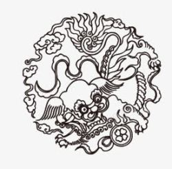 麒麟图案素材