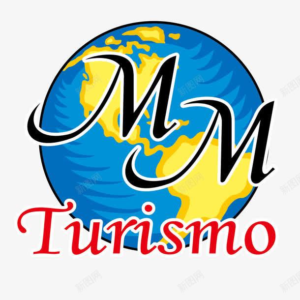 MM旅游标志png免抠素材_新图网 https://ixintu.com MM 地球 标志设计 蓝色