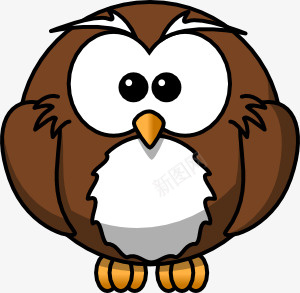 猫头鹰hathix卡通动物png免抠素材_新图网 https://ixintu.com owl 猫头鹰