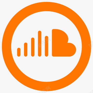 云声音SoundCloud的图标社会网络图标