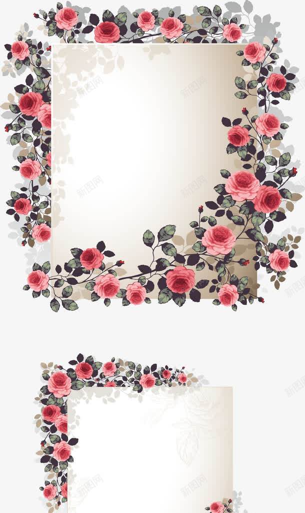 两款花卉装饰png免抠素材_新图网 https://ixintu.com 创意 文化 甜美 装饰
