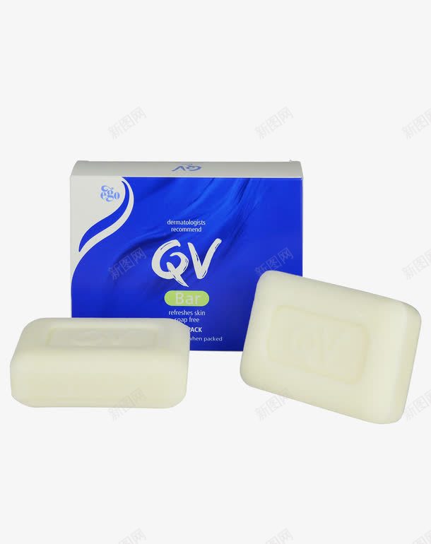 QV温和洁肤皂png免抠素材_新图网 https://ixintu.com QV温和洁肤皂 产品实物 洗手 香皂