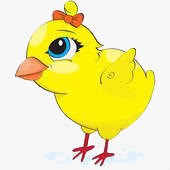 卡通可爱小黄鸡png免抠素材_新图网 https://ixintu.com 动物元素 卡通图案 可爱 小黄鸡