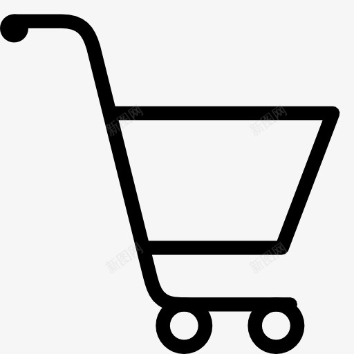 购物车空ios7Lineicons图标png_新图网 https://ixintu.com cart empty shopping 空 购物 车