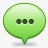 绿色的聊天气泡图标png_新图网 https://ixintu.com 气泡 聊天