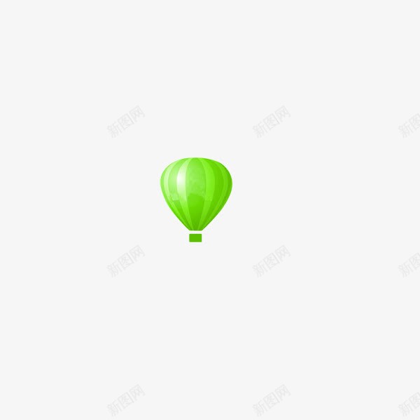 氢气球png免抠素材_新图网 https://ixintu.com 卡通 氢气球 绿色