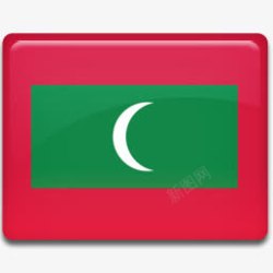 maldives马尔代夫国旗AllCountryFlagIcons图标高清图片