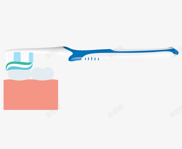 牙膏牙刷清洁牙齿png免抠素材_新图网 https://ixintu.com 健康 口腔 清洁 牙刷 牙膏 牙齿