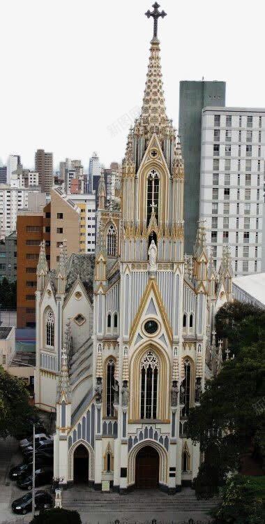 城市中的教堂png免抠素材_新图网 https://ixintu.com 城市 教堂 装饰图案