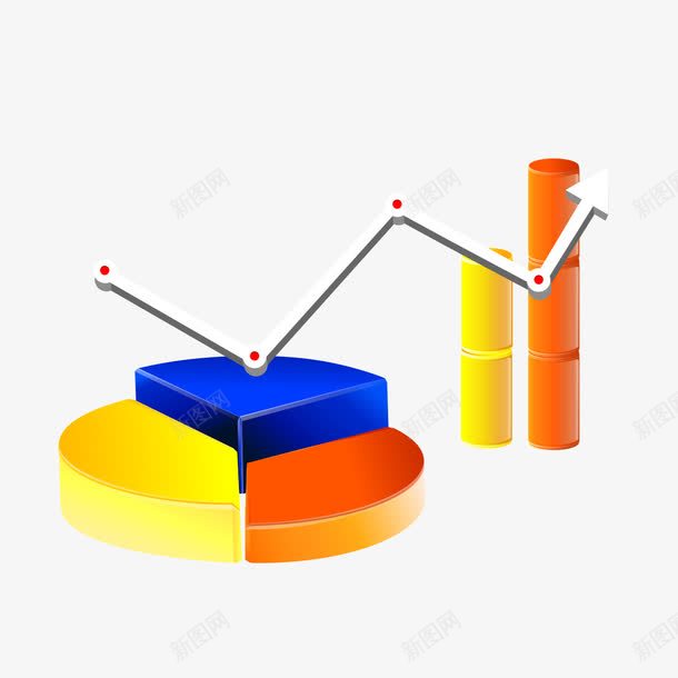 三分扇形指标图png免抠素材_新图网 https://ixintu.com 扇形 指标 黄蓝