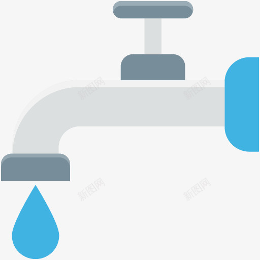 手绘的水管png免抠素材_新图网 https://ixintu.com png图形 png装饰 手绘 水管 蓝色 装饰