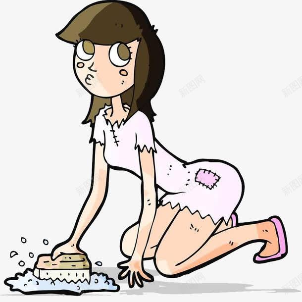 擦洗地面png免抠素材_新图网 https://ixintu.com 擦地面 擦洗 擦洗地板 擦洗地面的小姑娘 擦洗清洁地面 擦洗的灰姑娘