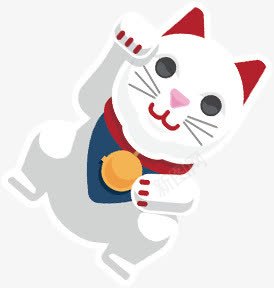 招财猫png免抠素材_新图网 https://ixintu.com 可爱 招财猫 装饰