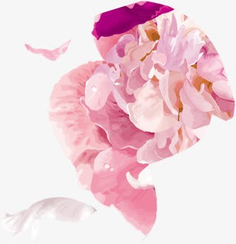 清新粉色花朵背景png免抠素材_新图网 https://ixintu.com 清新 粉色 背景 花朵