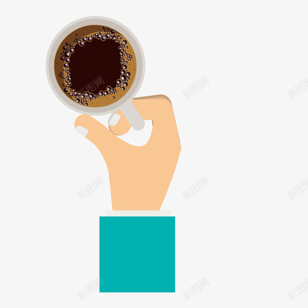 手拿咖啡杯手绘图png免抠素材_新图网 https://ixintu.com 卡通 咖啡 咖啡杯 手 手绘图 新品 热饮 端杯子